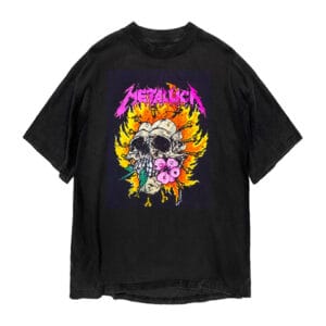 Metallica - Pushead Flower Skull