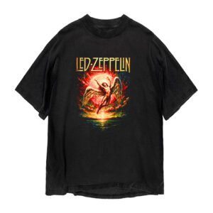 Áo thun OverSize giá sỉ tốt toàn quốc, phôi chất lượng Led Zeppelin - The Fall of Day