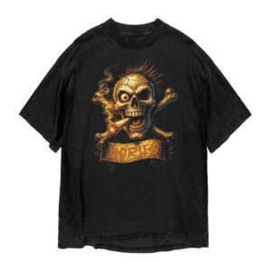 Uories - Skull smoking cigarette