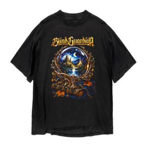 Áo Thun Rock Metal Unisex: Phong Cách Cá Tính, Chất Lượng Cao Blind Guardian - Crystal Sphere