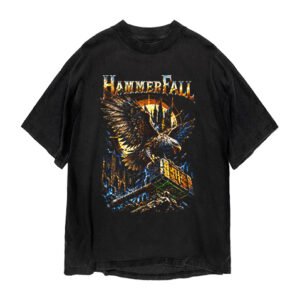 Áo Thun Rock Metal Unisex: Phong Cách Cá Tính, Chất Lượng Cao HammerFall - Battle Eagle