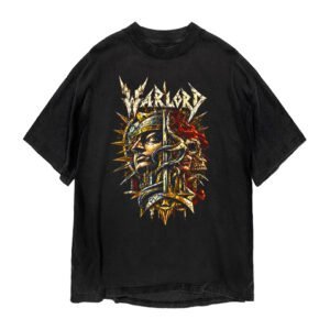 Đặt in áo thun số lượng ít theo thiết kế riêng, chất lượng cao Warlord - Split Warrior Skull